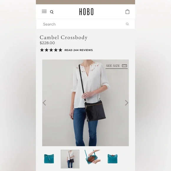 NWOT HOBO Cambel Crossbody - Picture 4 of 11